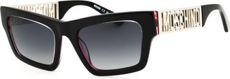 Moschino MOS171/S 04WC 9O Metalized Grey on Pink/Dark Grey Gradient