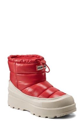 Hunter Amble Bootie in Red at Nordstrom Rack, Size 7