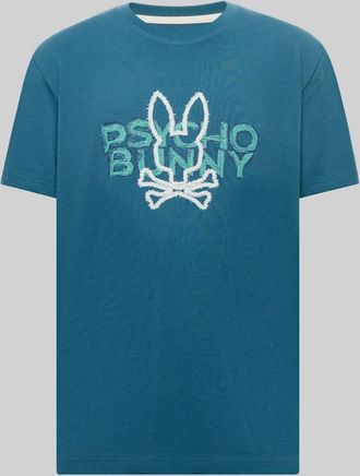 Psycho Bunny Mens Herman Graphic Tee 406 MALLARD BLUE / XXL