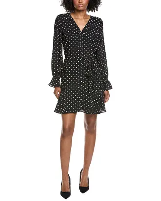 CeCe by Cynthia Steffe V-Neck Tie Waist Dress