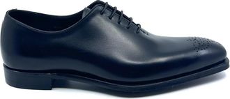 Crockett & Jones Weymouth One Cut Richelieu - Heren - Nette schoenen - Zwart - 43 EU - Leer - Schoenen