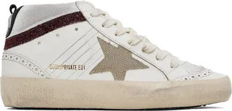 Golden GooseゴールドカラーグリッターコンビMid-Starスニーカー GOLDEN GOOSE/ゴールデングース】 HI MID STAR GLITTER