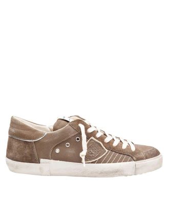 Philippe Model Paris X Leather And Suede Sneakers