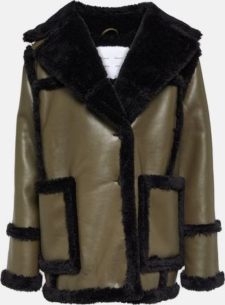 Proenza Schouler White Label faux shearling-lined jacket
