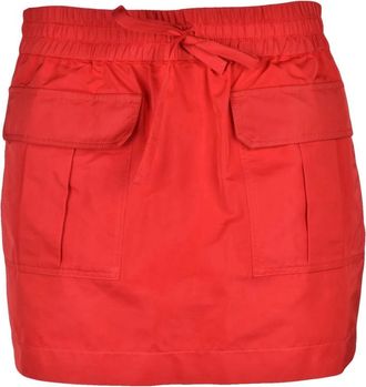 P.A.R.O.S.H. Minirok - Dames - Korte rokken - Rood - XS - Polyester - Rokken
