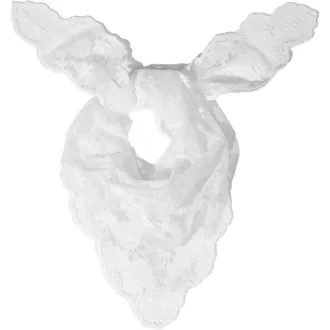 Saachi Floral Lace Bandana in White at Nordstrom Rack