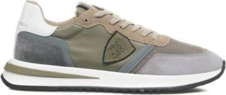 Philippe Model Tropez 2.1 Low Top Sneakers - Heren - Sneakers - Groen - 42 EU - Leer - Schoenen