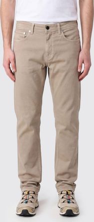 Stone Island Jeans slim fit in denim di cotone con patch logo Compass