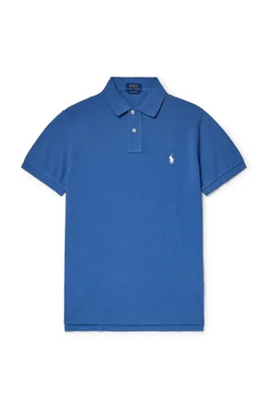 Polo Ralph Lauren Logo-Embroidered Cotton-Piqu&eacute; Polo Shirt
