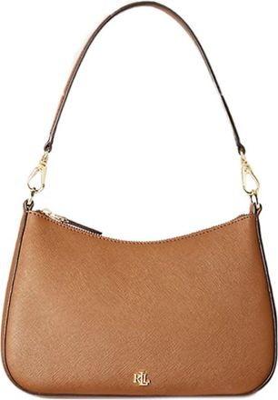 Ralph Lauren Danni Medium Schoudertas - Dames - Schoudertassen - Bruin - ONE Size - Leer - Tassen