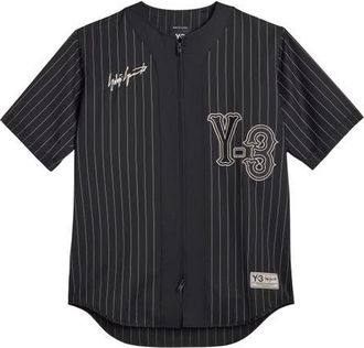 Yohji Yamamoto Elite 5 Baseball Shirt in Black at Nordstrom, Size Xx-Large