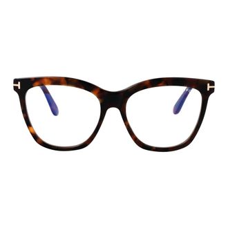Tom Ford Butterfly Eyeglasses - unisex - Tom Ford - Glasses - Brown - 54 MM - Accessories