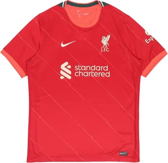Nike 21-22 Season Fan Edition Liverpool Home Casual Sports Soccer/Football Short Sleeve T-shirt Red DB2560-688