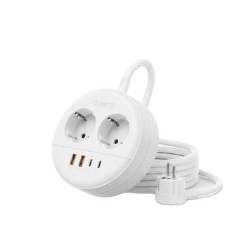 OEM Multipresa Con Ricarica Usb Pd, Protezione Da Sovratensione, 3m 2a2u2c Bianca