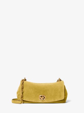 Michael Kors Bryant Small Suede Convertible Shoulder Bag