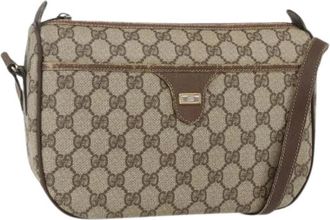 Gucci Pre-owned Cross Body Bags, female, Beige, Size: ONE SIZE Pre-owned Plastic Cross Body Bag