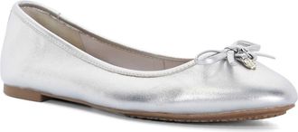 Dune London Hallow Flat in Silver at Nordstrom, Size 11Us