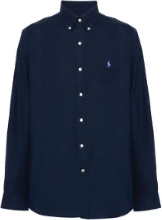 Polo Ralph Lauren Shirts - Heren - Casual Overhemden - Blauw - L - Overhemden
