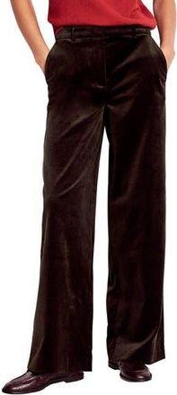 Boden Belgravia Straight Leg Pants in Espresso at Nordstrom Rack, Size 4