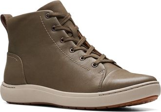 Clarks Nalle Vine Leather Sneaker