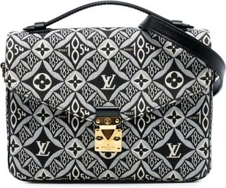 Louis Vuitton 2020 Pochette Metis Since 1854 tas met monogram-jacquard - Zwart
