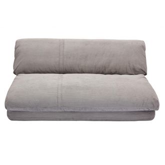 Miliboo Miliboo - Sill&oacute;n Cama De 2 Plazas De Pana Gris Claro Spencer