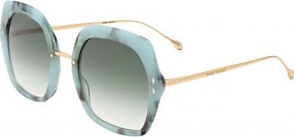 Isabel Marant Isabel Marant Womens IM0085-S-GC1-55 IM0085 55 S GC1 Sunglasses - Dark Green - One Size