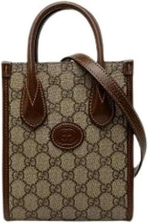 Gucci Pre-owned Vintage Satchel - Pre-owned - Mujer - Beige - ONE SIZE