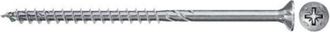Fischer 100x Power-fast Ii Fpf Ii Czp 6 X 80 Mm Bc Senkkopf Mit Kreuzschlitz Pz3 Teilgewinde Galvanisch Verzinkt Blau Passiviert - 670525
