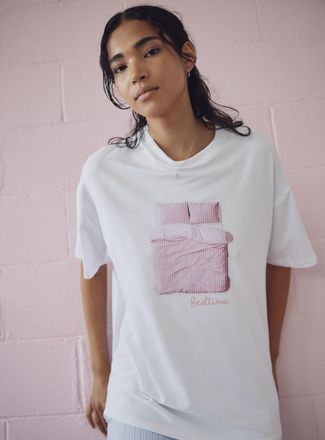 Twik Womens Playful print loose lounge T-shirt