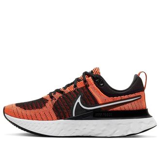 Nike (WMNS) Nike React Infinity Run Flyknit 2 Bright Mango Black CT2423-800