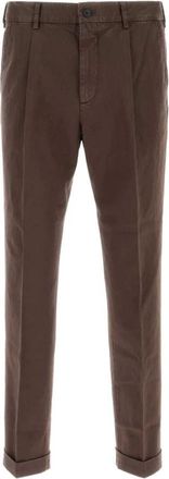Cellar Door Cambridge Pant - Heren - Chinos - Bruin - L - Katoen - Broeken