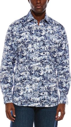 Eterna Premium Printed Twill Modern Fit Shirt