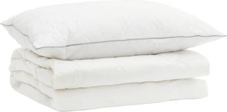 vidaXL Juego De Edred&oacute;n 90% Plum&oacute;n De Ganso Fulda 2 Uds. 135 X 200 Cm Vidaxl