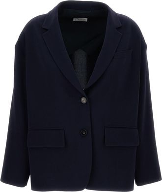Alberto Biani Single-Breasted Relaxed Blazer