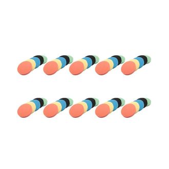 OEM Adecuado Para Un Paquete De 50 Almohadillas Planas De Esponja De 6 Pulgadas (150 Mm) De Color Amarillo Claro Para Limpieza Y Pulido De Pulidoras De Au