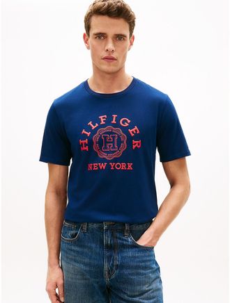 Tommy Hilfiger Mens Hilfiger Arch Logo T-Shirt - Navy - XXXL