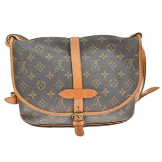 Louis Vuitton Pre-owned Saumur Handbag - unisex - Louis Vuitton Vintage - Vintage Cross Body Bags - Brown - ONE SIZE - Pre-owned