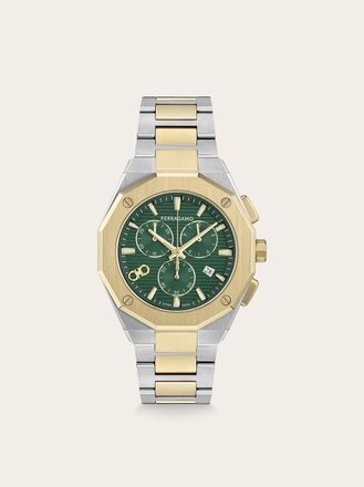 Ferragamo Men Ferragamo Edge Chrono Watch Green