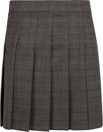Max Mara Short Skirts, female, Gray, Size: 2XS Max Mara Studio Skirts Grey