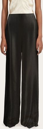 Ferragamo Relaxed Rayon Trousers - Black