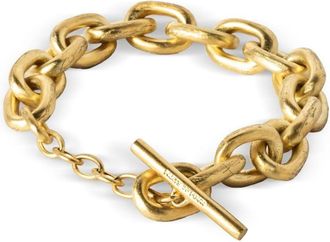 Parts Of Four Toggle chain bracelet - unisex - 18kt Gold Plated Brass - M