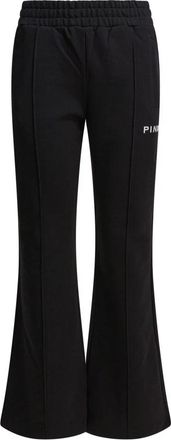 Pinko Zwarte broek voor vrouwen Aw 25 - Dames - Wijde Broeken - Zwart - S - Broeken