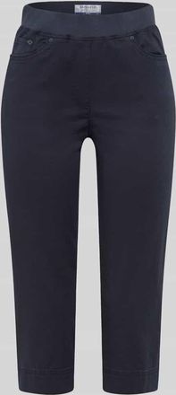 Raphaela by Brax Slim Fit Caprihose aus Baumwoll-Mix in Marine, Gr&ouml;&szlig;e 36