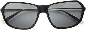 Jacquemus Les Lunettes 59mm Pilot Sunglasses in Black/silver/grey at Nordstrom