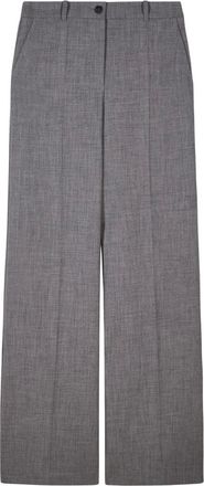 Patrizia Pepe Pantaloni sartoriali a gamba dritta - - Trousers - Donna - Grigio - XL
