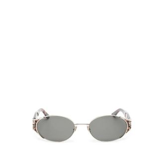 Saint Laurent Tortoiseshell-effect Round-frame Sunglasses
