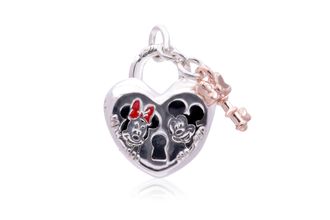 Pandora Disney Mickey Mouse & Minnie Mouse Padlock Charm