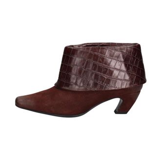 Marc Ellis Schoenen, Dames, Bruin, 37 EU, Leer, Glc 7839C Kitten-Heel Boot
