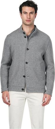 Mason's San Diego Jacket - Heren - Zomerjassen - Grijs - XL - Wol - Jassen